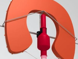 b&oacute;ia salva-vidas em ferradura Modelo 3D