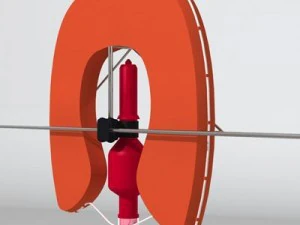 b&oacute;ia salva-vidas em ferradura Modelo 3D