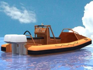 bote de rescate Modelo 3D