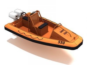 rescue boat 3D Model