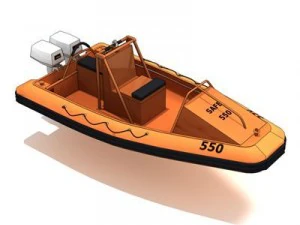 bote de rescate Modelo 3D