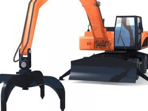 excavator collection 1 3D Model