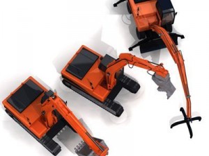 excavator collection 2 3D-Modell