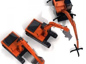 ekskavat&ouml;r koleksiyonu 2 3D Model