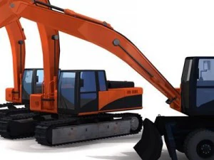 ekskavat&ouml;r koleksiyonu 2 3D Model