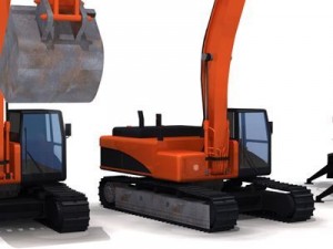 excavator collection 2 3D-Modell