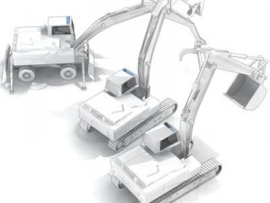 excavator collection 2 3D-Modell