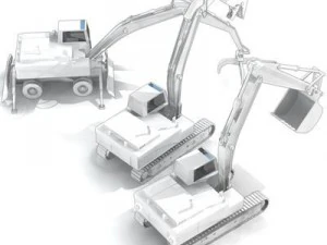 ekskavat&ouml;r koleksiyonu 2 3D Model