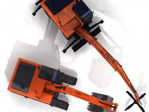 excavator collection 3 3D-Modell