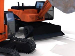 excavator collection 3 3D-Modell