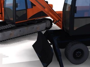 excavator collection 3 3D-Modell