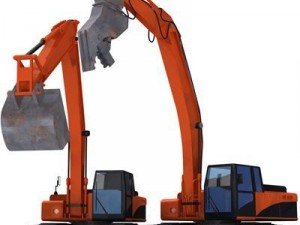 excavator collection 4 Model 3D