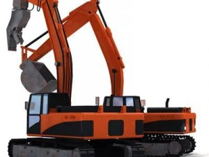 excavator collection 4 3D Model