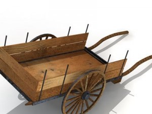 ancient chariot Modelo 3D
