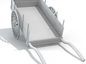 ancient chariot Modelo 3D