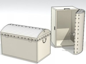 old trunk 3D Model