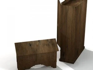 wardrobe and chest 3D Model