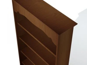 Bibliothek 3D Modell