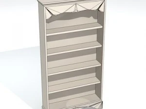 Bibliothek 3D Modell