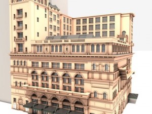 carnegie hall 3Dモデル