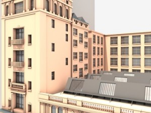 carnegie hall 3D 모델