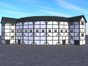teatro globo Modelo 3D