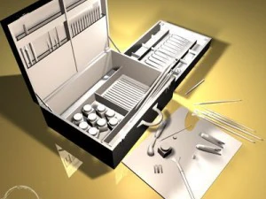 валіза художника 3D Модель