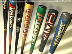 baseball bats collection 3D Model