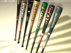 baseball bats collection 3Dモデル