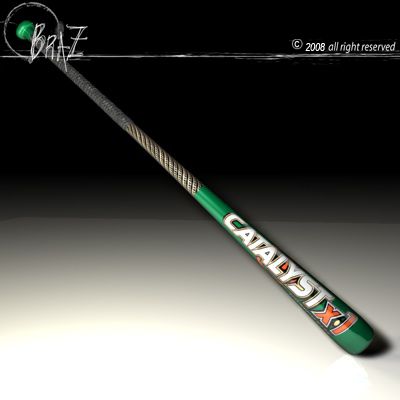 baseball bat_2 3D मॉडल .c4d .max .obj .3ds .fbx .stl .blend 
