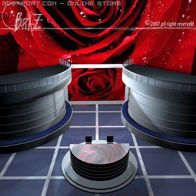 tv set_2 3D Model .c4d .max .obj .3ds .fbx .stl .blend 