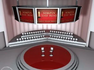 включить телевизор 3D Модель