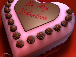valentine cake 3D Model