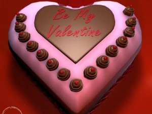 valentine cake 3D Model