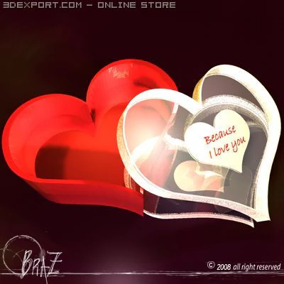 love box 3D Model .c4d .max .obj .3ds .fbx .stl .blend 