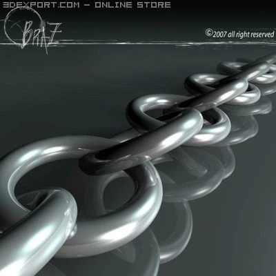 chain 3D Model .c4d .max .obj .3ds .fbx .stl .blend 