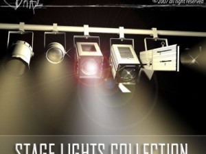 stage lights   set 3D Model