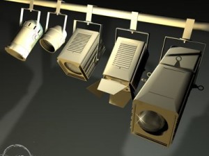 stage lights   set 3Dモデル