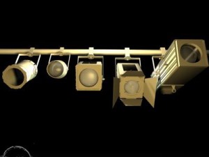 stage lights   set 3Dモデル