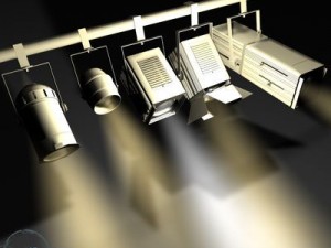 stage lights   set 3Dモデル
