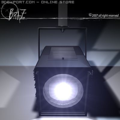 stage light   pc 3D Model .c4d .max .obj .3ds .fbx .stl .blend 
