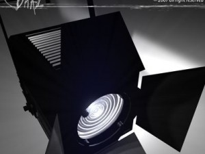 stage light   fresnel Model 3D