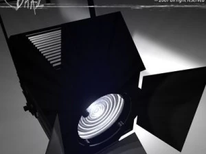 stage light   fresnel 3D Model