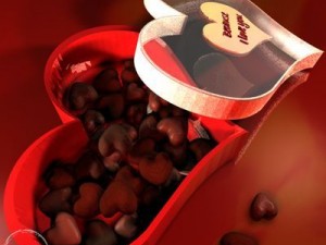 chocolates box 3D 모델