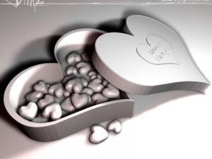chocolates box 3D 모델