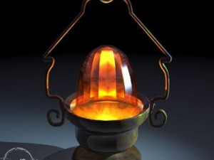 ancient lantern Model 3D