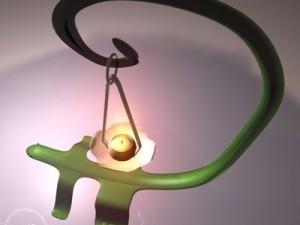 lizard candle 3D-Modell