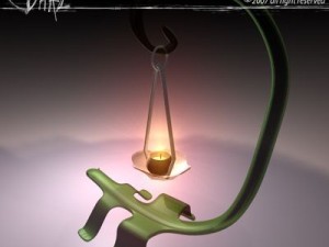 lizard candle 3D-Modell