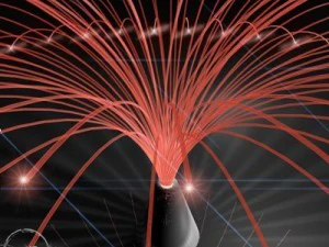 fibre optique Modèle 3D