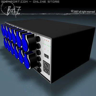dimmer 3D Model .c4d .max .obj .3ds .fbx .stl .blend 